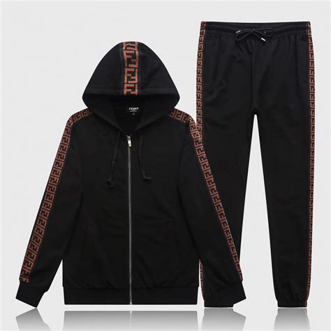 red fendi tracksuit|fendi jogging suit for men.